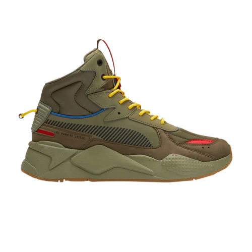 PUMA RS-X Mid Militia 'Deep Lichen Green'