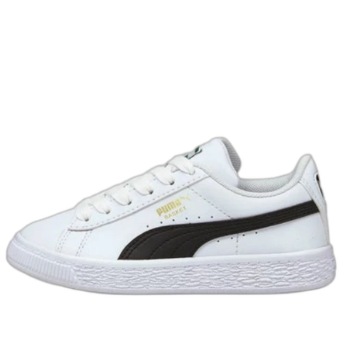 PUMA Basket Classic 21 Little Kid 'White Black'