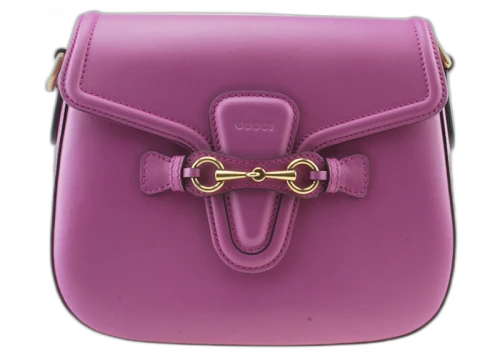 Gucci Horsebit Shoulder Bag Fuchsia