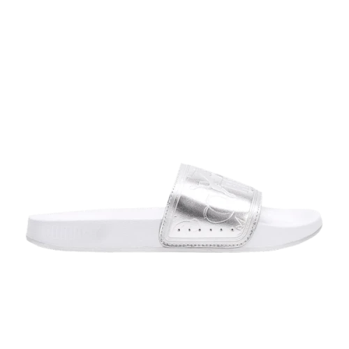 PUMA Leadcat Slides Jr 'Emoji - Silver'
