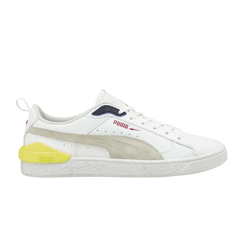 PUMA Suede Bloc 'White Yellow Pear'