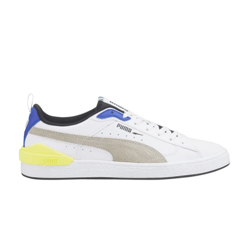 PUMA Suede Bloc 'White Silver Blue'
