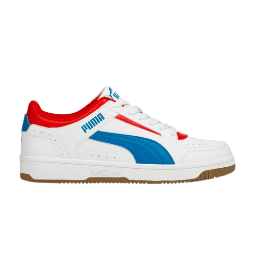 PUMA Rebound Joy Low 'White Future Blue High Risk Red'