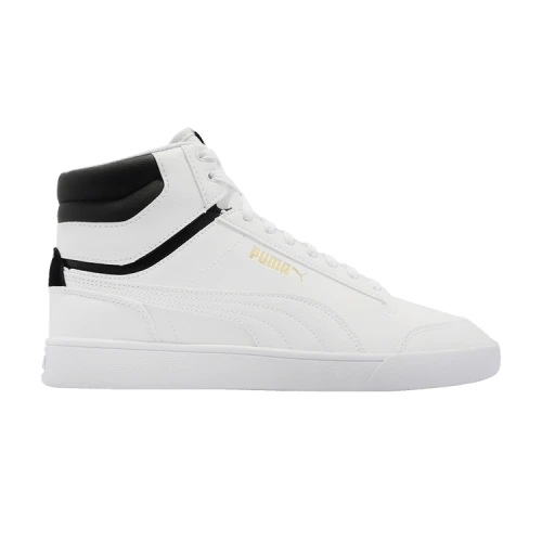 PUMA Shuffle Mid 'White Black Gold'