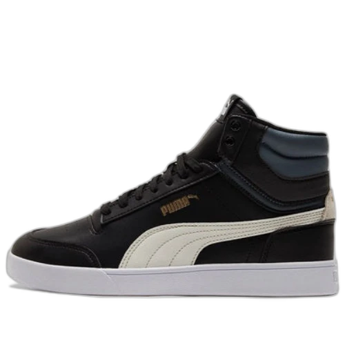 PUMA Unisex Shuffle Mid-Top Sneakers Black/White