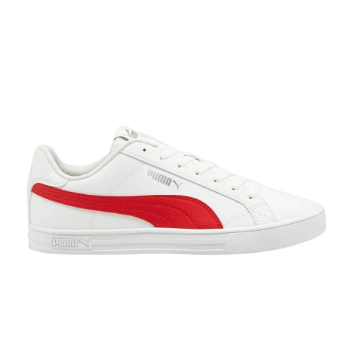 PUMA Smash Vulc V3 Lo 'White High Risk Red'