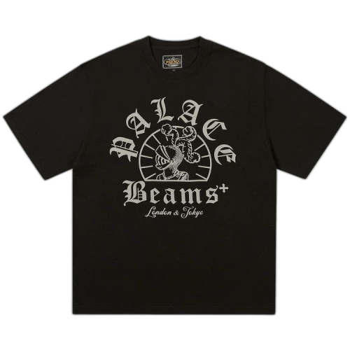 Palace x Beams Plus Graphic T-Shirt 'Jet Black'