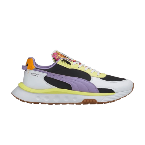 PUMA Romero Britto x Wild Rider 'White Limelight Gum'