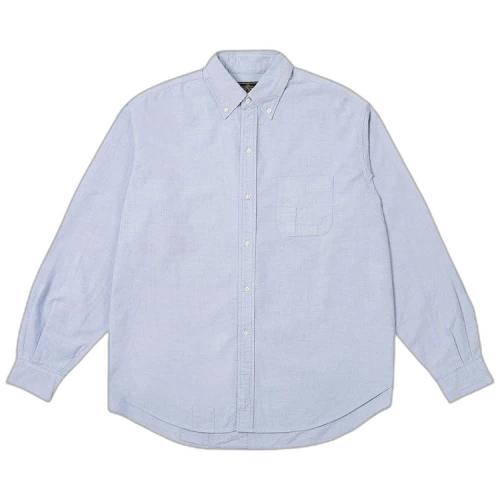 Palace x Beams Plus Oxford Button Down Shirt 'Blue'