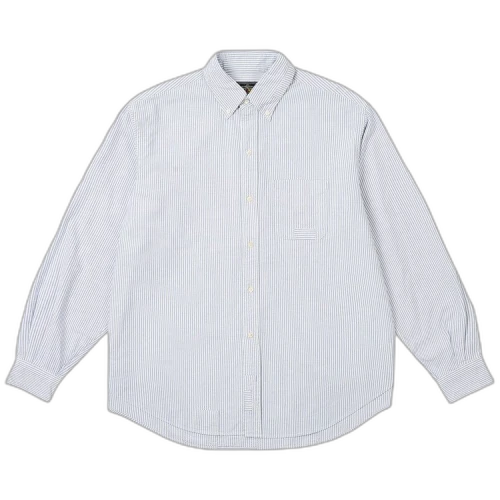 Palace x Beams Plus Oxford Button Down Shirt 'Blue Stripe'