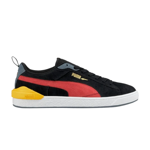 PUMA Suede Bloc 'Black Yellow Red'