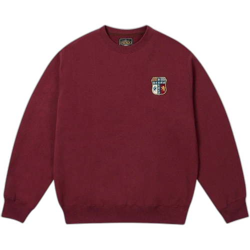 Palace x Beams Plus Graphic Crew 'Windsor Wine'