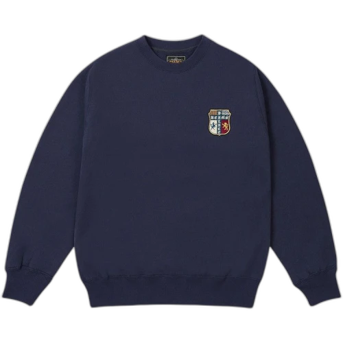 Palace x Beams Plus Graphic Crew 'Peacoat'