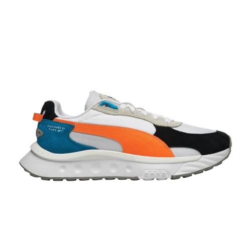 PUMA Wild Rider 'Rollin' - White Orange Glow'