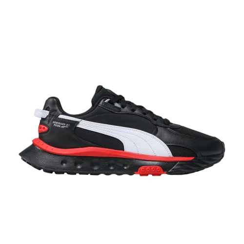 PUMA Wild Rider Route 'Black Poppy Red'