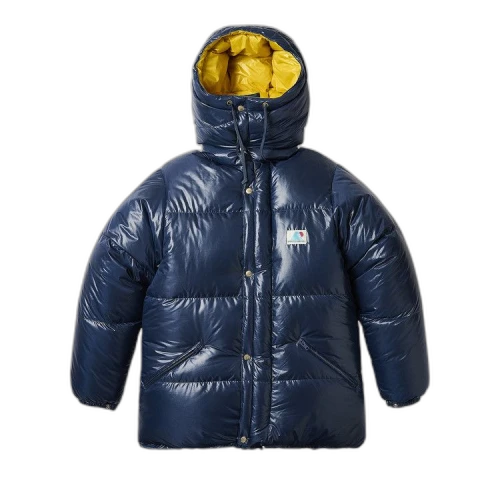 Palace x Beams Plus Expedition Down Jacket 'Navy/Yellow'