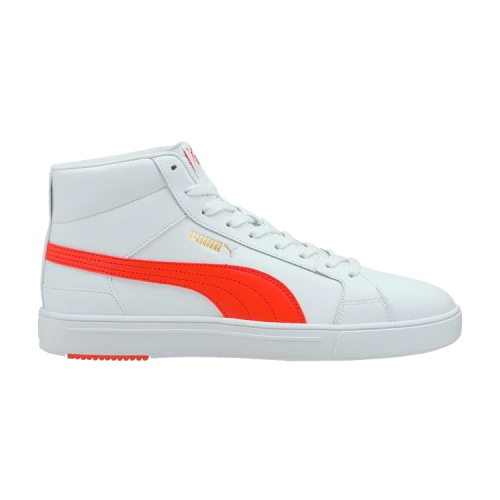 PUMA Serve Pro Lite Mid 'White High Risk Red'