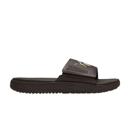 PUMA Softride Slide 'Black Team Gold'