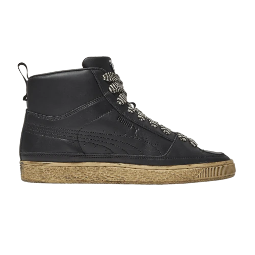 Puma Suede Mid Rhuigi Distressed Black