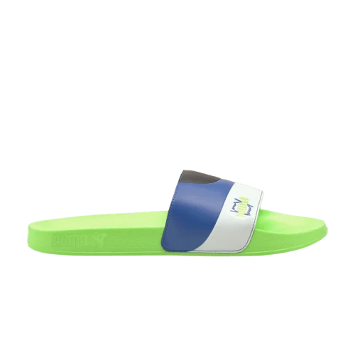 PUMA Leadcat FTR Slide 'Green Glare Surf The Web'