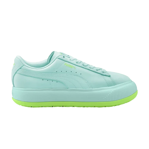Puma Suede Mayu Mono Eggshell Blue Green Glare (Women's)