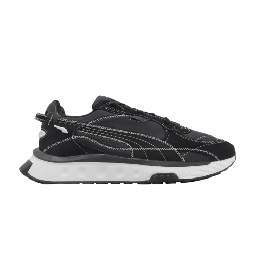 Puma Wild Rider Embroidered 'Black White'