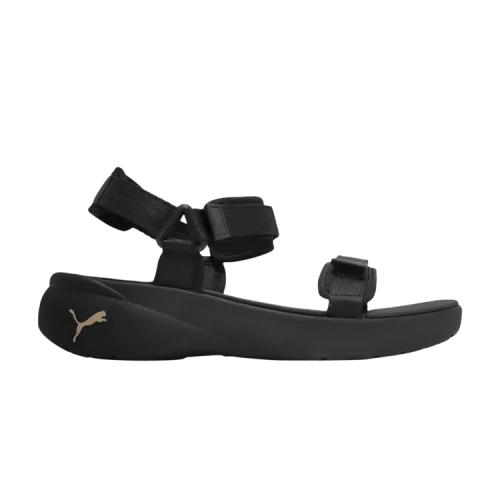 PUMA Sporty Vola Sandal 'Black Team Gold' (Women's)