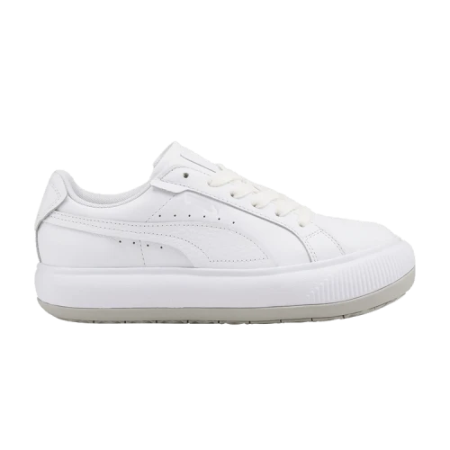 Puma Suede Mayu Raw Leather 'White Grey Violet' (Women's)