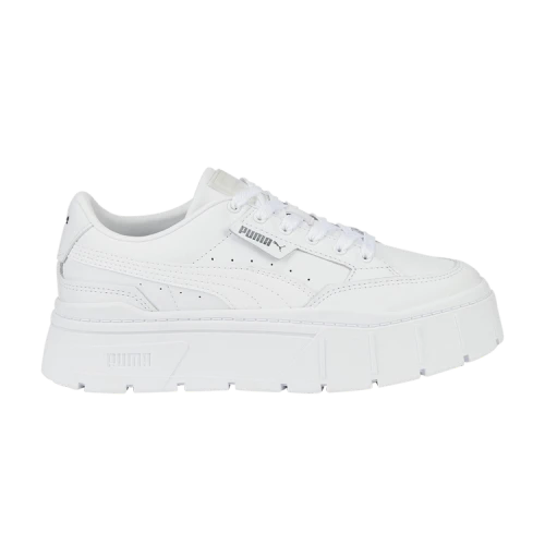 PUMA Mayze Stack Leather 'Triple White' (Women's)
