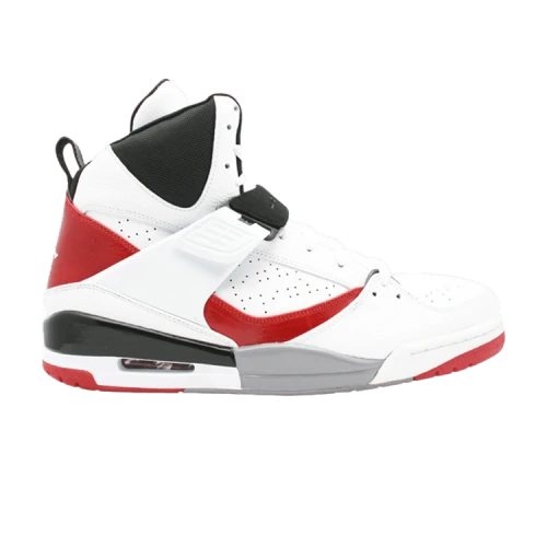 Jordan Flight 45 High White Varsity Red Black