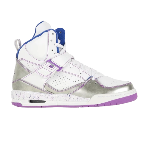 Air Jordan Flight 45 High GS 'White Wicked Purple'