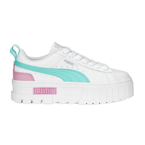 (GS) PUMA Mayze Leather 'White Mint'