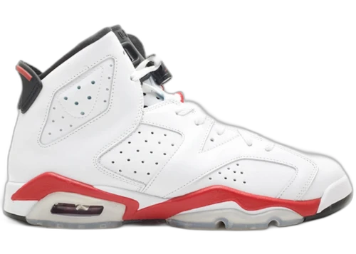 Jordan 6 Retro White Varsity Red (GS)