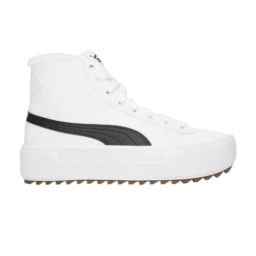 PUMA Kaia Mid 'Fur - White Black' (Women's)
