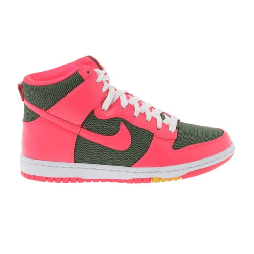 Nike Maharam x Dunk High Skinny Premium 'Seaweed Solar Red' (Women's)