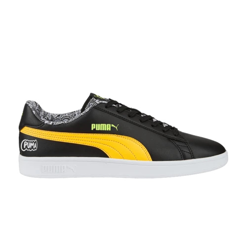 PUMA Smash V2 'Me Happy - Black Yellow'