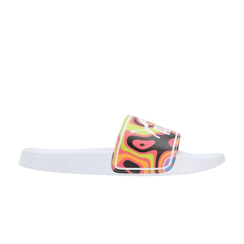 PUMA Leadcat 2.0 Graffiti Slide 'White'