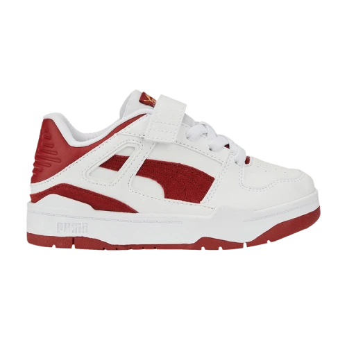 (PS) PUMA Slipstream Suede 'White Intense Red'