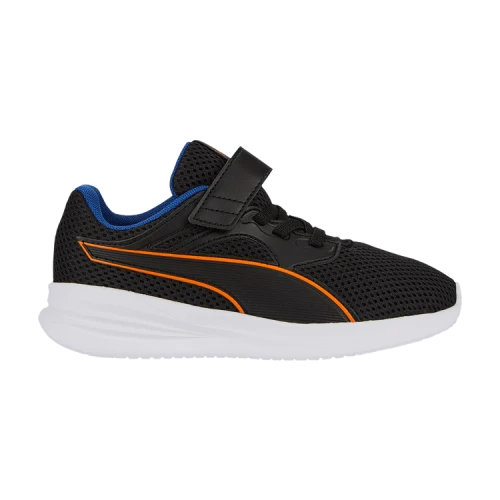 Puma Transport Block AC Little Kid 'Black Rickie Orange'