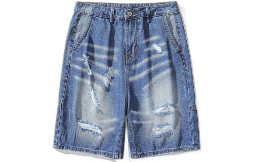 GOOGIMS Shorts Unisex Blue Moderate