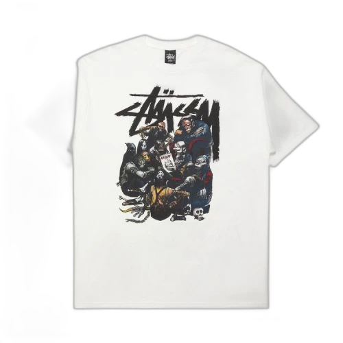 Stussy Creepy Group Tee 'White'