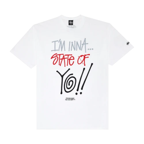 Stussy State of Yo!! Tee 'White'