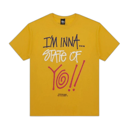 Stussy State Of Yo!! Tee 'Yellow'