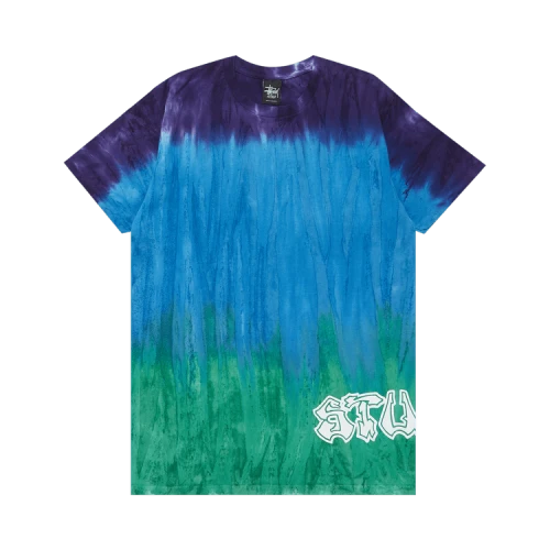 Stussy W.H. Tie-Dye Tee 'Blue'
