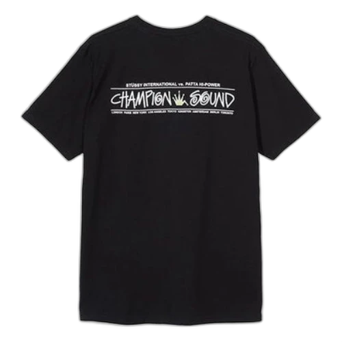 Stussy x Patta Crossover Short Sleeve Unisex Black