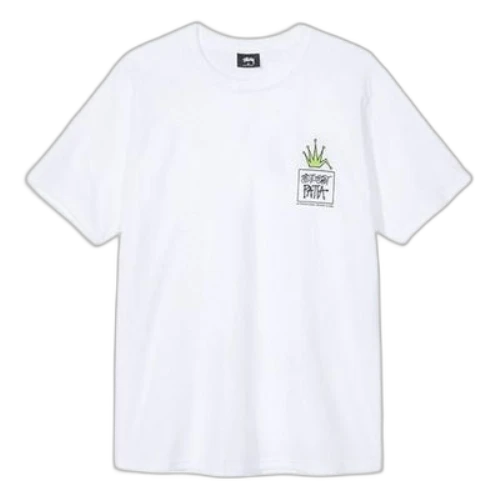 Stussy x Patta Crossover Crown Short Sleeve Unisex White
