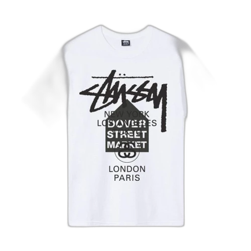 Stussy x Dover Street Market World Tour T-Shirt 'White'