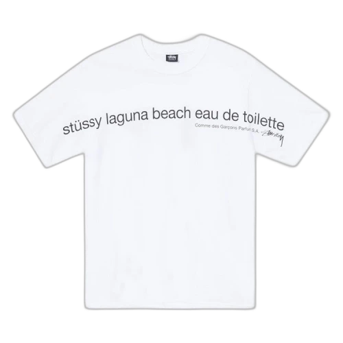 Stussy x Comme des Garçons Laguna Beach T-Shirt 'White'