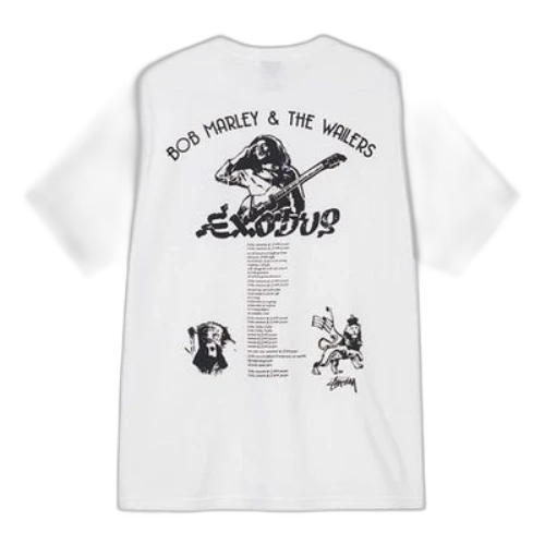 Stussy x Bob Marley & The Wailers Gear Exodus T-Shirt 'White'