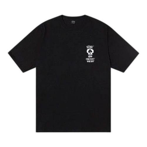 Stussy x Our Legacy Work Shop Surf Skull Pigment Dyed Tee 'Black'